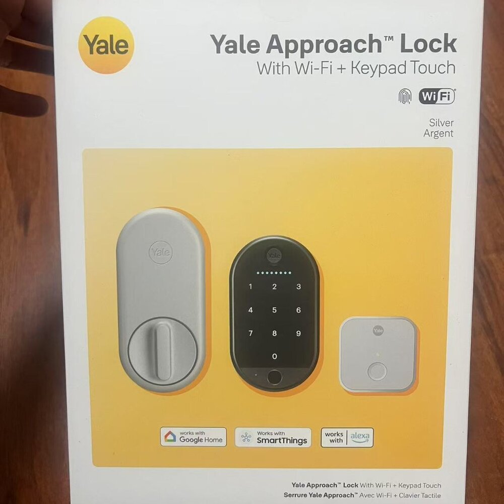 Yale Approach Lock with Wi-Fi and Keypad Touch SILVER